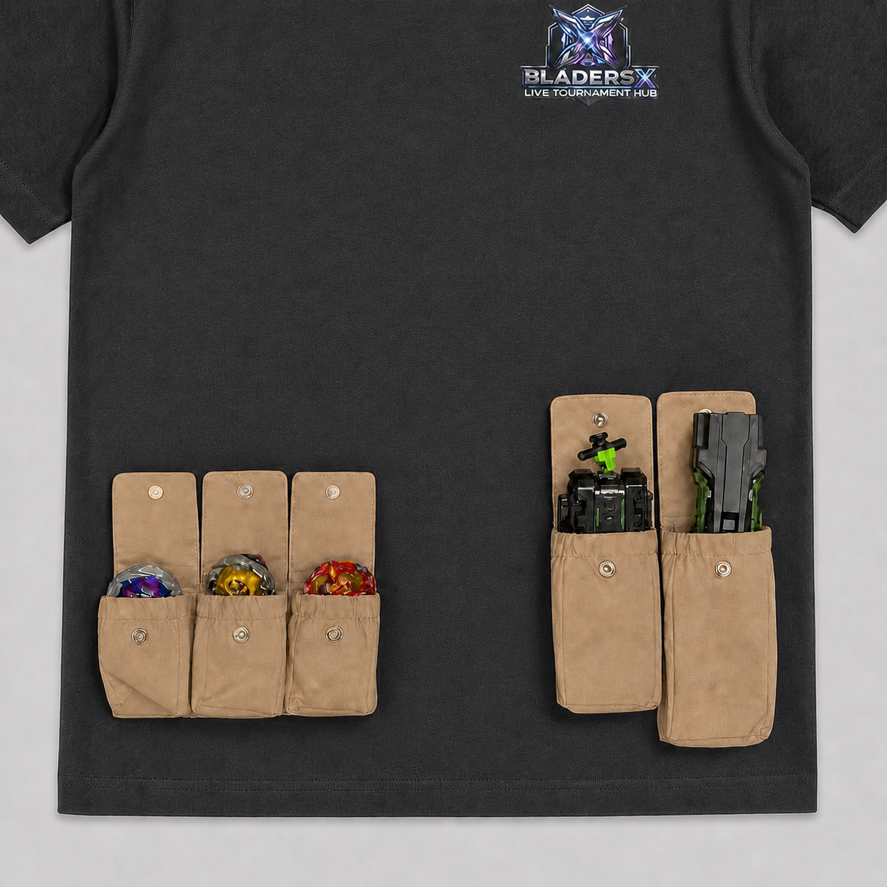 深黑灰會員 T-shirt 模組收納系統近鏡
